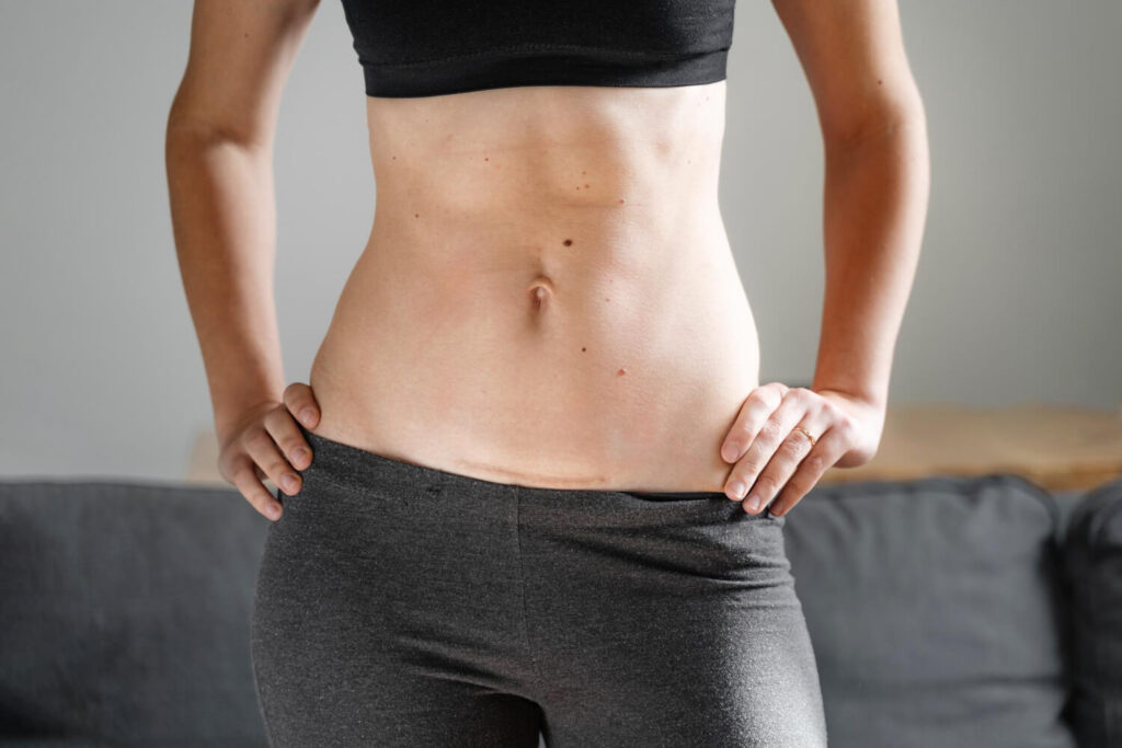 celebrities get a flat stomach after pregnancy